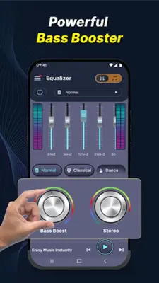 Equalizer Volume Booster Bass android App screenshot 1