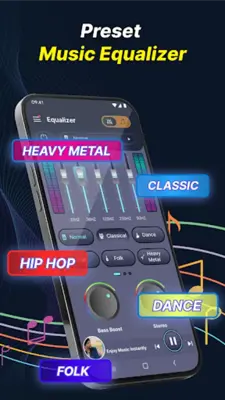 Equalizer Volume Booster Bass android App screenshot 3